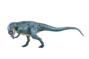 allosaurus dinosaurus geïsoleerd achtergrond foto