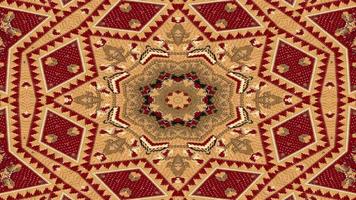 etnische authentieke tapijtcaleidoscoop foto