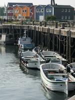 de eiland van Helgoland in de noorden zee foto