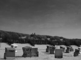 Duitse eiland in de noorden zee foto