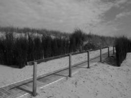 Duitse eiland in de noorden zee foto