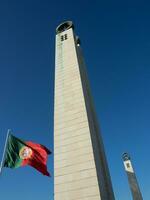 de stad van Lissabon in Portugal foto