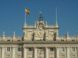 vertelde en Madrid in Spanje foto