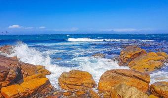 valse baai kustlandschap bij Simons Town, in de buurt van Kaapstad in Zuid-Afrika foto