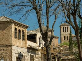 de steden van Madrid en toledo foto