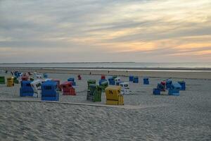 langeoog eiland in duitsland foto