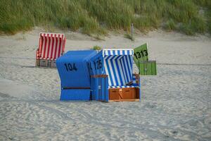 langeoog eiland in duitsland foto