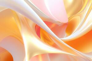 abstract oranje marmeren structuur met een glad en glimmend oppervlakte , 3d geven foto