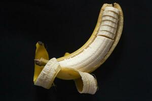 banaan bezuinigingen Aan zwart foto