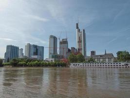 uitzicht op frankfurt, duitsland foto