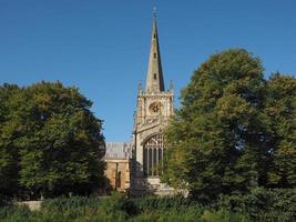 heilige drie-eenheidskerk in Stratford upon Avon foto