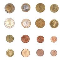 euro munt ierland foto