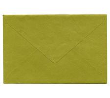 groene envelop geïsoleerd