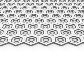 Hoi tech abstract wit zeshoek vormen achtergrond foto