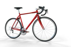 fiets rood 3 foto