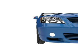 blauw auto koplamp foto