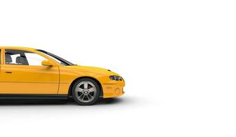 geel snelheid auto besnoeiing foto