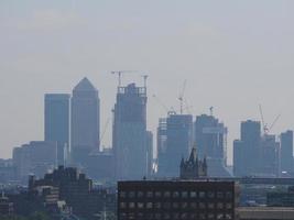 skyline van de stad Londen foto