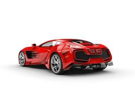 rood concept supercar - terug visie - studio schot foto