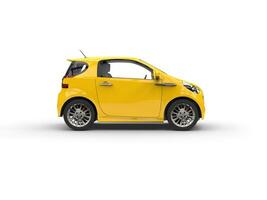 klein geel compact auto foto