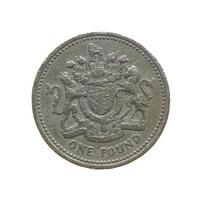 1 pond munt, verenigd koninkrijk