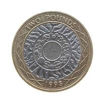 2 pond munt, verenigd koninkrijk