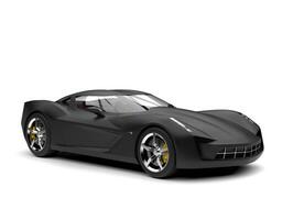 matte zwart modern super sport- concept auto - schoonheid schot foto