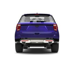 super Purper modern suv auto - terug visie foto