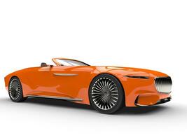 racing oranje modern cabriolet concept auto foto