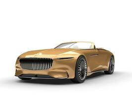 metalen goud modern converteerbaar concept auto foto