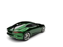 metalen donker groen modern sport- concept auto foto