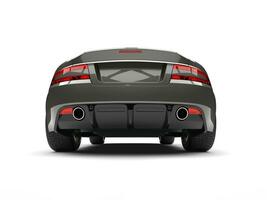 metalen bruin grijs modern luxe sport- auto - achterzijde visie foto