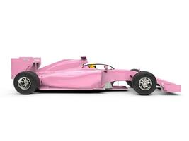 roze sport- ras super snel auto - kant visie foto