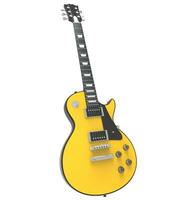geel elektrisch gitaar foto
