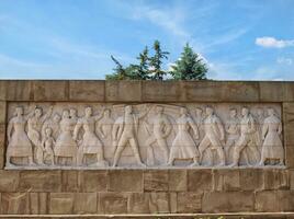 muur van helden, tweede wereld oorlog monument foto