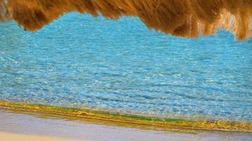 mooi kalmte en ontspannende zanderig strand foto