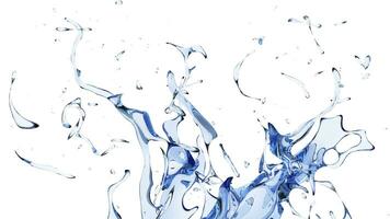 abstract schoon blauw water wervelingen foto