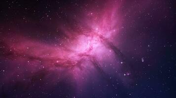 roze universum licht. sterrenstelsels lucht in ruimte planeten en sterren schoonheid van heelal ruimte verkenning. foto