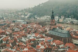 spectaculair antenne visie Aan heidelberg foto