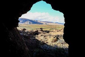 landschap in tropisch vulkanisch kanarie eilanden Spanje foto