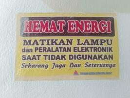 elektrisch energie besparing poster foto