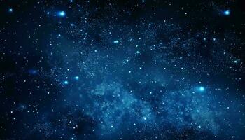 een adembenemend nacht lucht gevulde met talloze fonkelend sterren ai gegenereerd foto