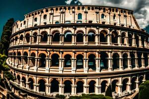 de colosseum in Rome, Italië. ai-gegenereerd foto