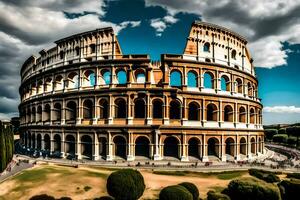 de colosseum in Rome, Italië. ai-gegenereerd foto