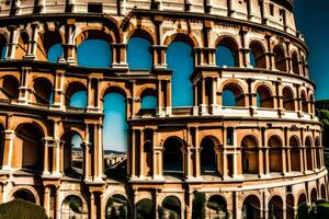 de colosseum in Rome, Italië. ai-gegenereerd foto