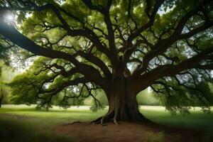 de boom van leven door James Harrison. ai-gegenereerd foto