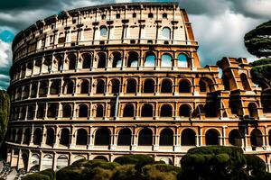 de colosseum in Rome, Italië. ai-gegenereerd foto