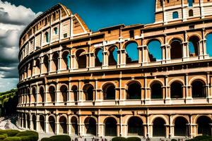 de colosseum in Rome, Italië. ai-gegenereerd foto