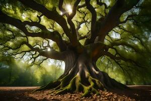 de boom van leven door James wyatt. ai-gegenereerd foto