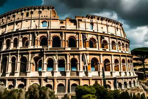 de colosseum in Rome, Italië. ai-gegenereerd foto